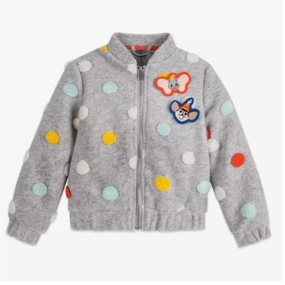 Disney Dumbo Polka Dot Jacket Toddlers Size 3T